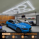 Luminária LED Hexagonal pra Garagem e Ambientes