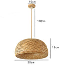 Pendente em Bambu Trançado Artesanal
