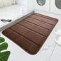 Quick Dry Super Absorbent Bathroom Rug Memory Foam Non-slip Bath Mat Shower Doormat Toilet Mat
