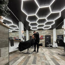 Luminária LED Hexagonal pra Garagem e Ambientes