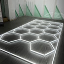 Luminária LED Hexagonal pra Garagem e Ambientes