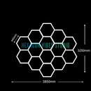 Luminária LED Hexagonal pra Garagem e Ambientes