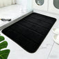 Quick Dry Super Absorbent Bathroom Rug Memory Foam Non-slip Bath Mat Shower Doormat Toilet Mat