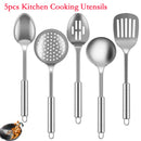 Kit de Utensílios de Cozinha Inox (5 Peças)