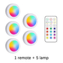 Fita LED RGB com Controle Remoto pra Armário