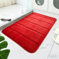 Quick Dry Super Absorbent Bathroom Rug Memory Foam Non-slip Bath Mat Shower Doormat Toilet Mat