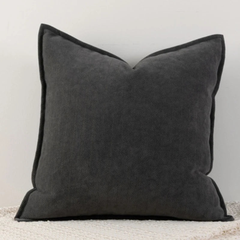 Stylish Nordic Throw Pillow Covers Thickened Chenille Fabric, 45x45 50x50 60x60 65x65cm, Perfect For Modern Living Spaces