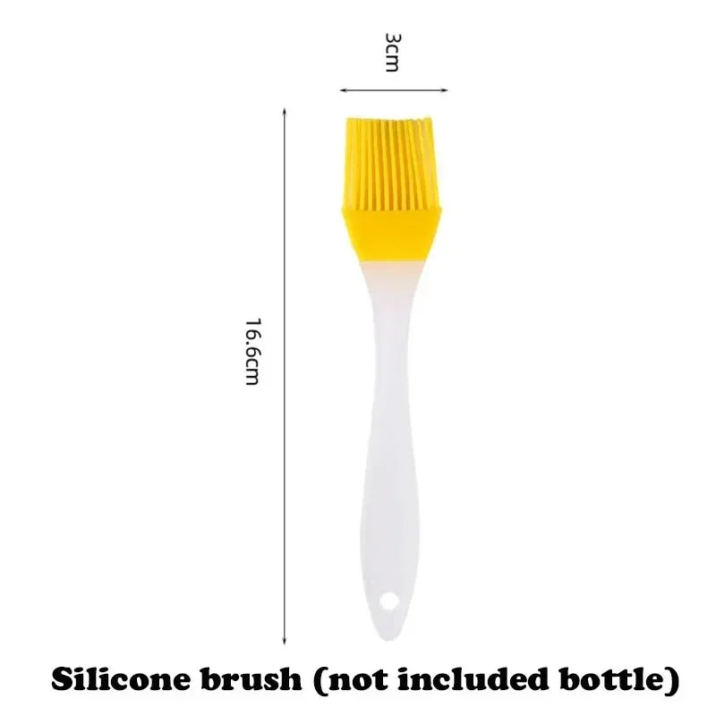 2in1 Glass Oil Spray Kitchen Oils Sprayer Spray Oil Sprayer BBQ Kitchen Baking for BBQ Air Fryer Salad Steak Kitchen Supplies