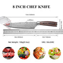 Faca de Chef Sunnecko Aço Carbono
