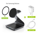 Carregador Magnético 3 em 1 pra Samsung