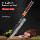 Faca Kiritsuke Japonesa Aço Damasco
