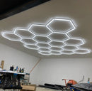 Luminária LED Hexagonal pra Garagem e Ambientes