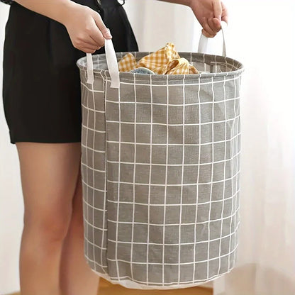 Cesto Organizador Dobrável Impermeável para Roupas Sujas, Brinquedos e Lavanderia.