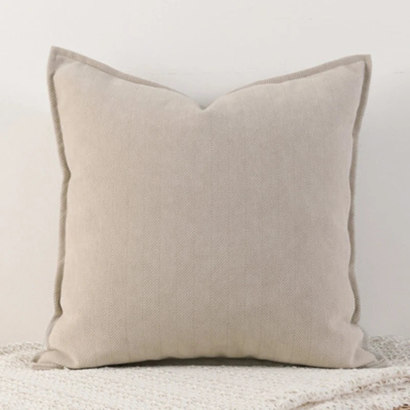 Stylish Nordic Throw Pillow Covers Thickened Chenille Fabric, 45x45 50x50 60x60 65x65cm, Perfect For Modern Living Spaces