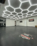 Luminária LED Hexagonal pra Garagem e Ambientes