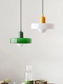 Lustre Bauhaus em Vidro Nórdico