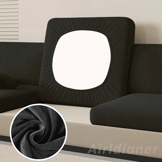 Super Soft Velvet Sofa Seat Cushion Cover For Living Room Thick Plush Sofa Covers Stretch L Shape Corner Armchair Sofa Slipcover