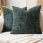 Chenille Pillowcase Bamboo Yarn Texture Throw Pillow Covers Solid Sofa Cushion Covers for Home Bedroom Living Room Decor